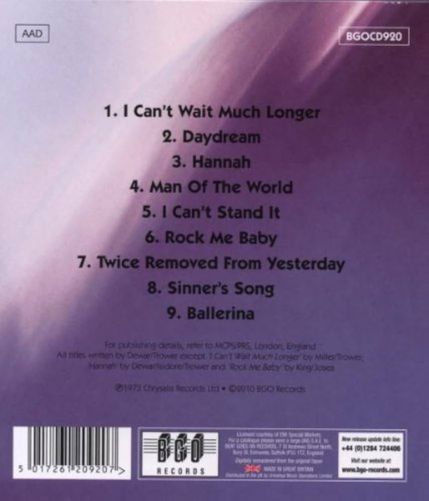 TROWER,ROBIN - Twice Removed from Yesterday - Amazon.com Music
